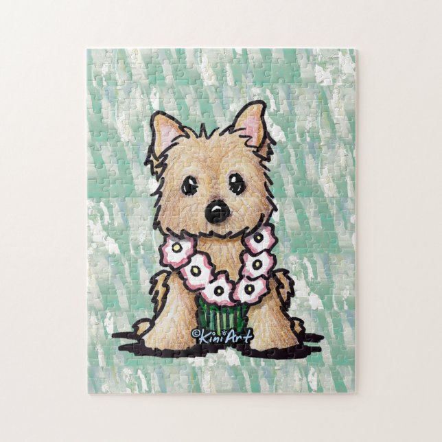 KiniArt Hula Girl Cairn Terrier (Vertikal)