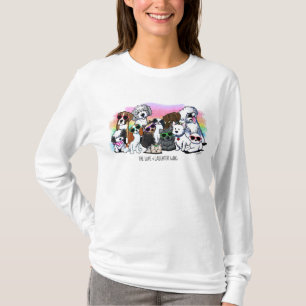 KiniArt Hunde T-Shirt für Hunde Liebhaber
