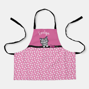 KiniArt Kitten Tout-sur-impression Tablier pour en