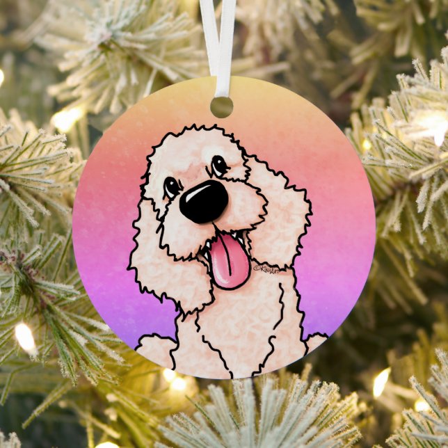 KiniArt lächelt DOODLE Ornament Aus Metall (InSitu)