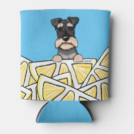 KiniArt Life Lemons Schnauzer kann kühlen Dosenkühler