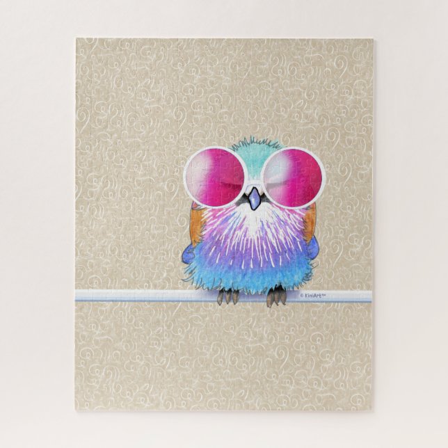 KiniArt Lilac-Breasted Roller Bird (Vertikal)