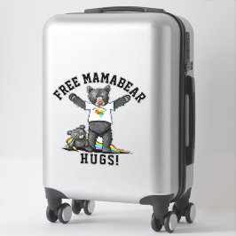 KiniArt Mama Bear Hugs Sticker