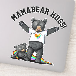 KiniArt Mamabear Hugs Sticker