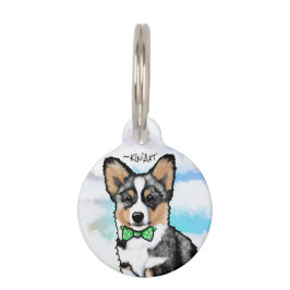 KiniArt Merle Corgi Haustiermarke