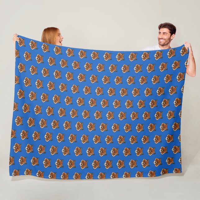 KiniArt Niedlich Fox Fleecedecke (Beispiel)