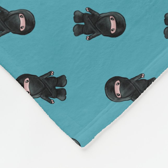 KiniArt Ninja Fleecedecke (Ecke)