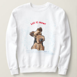KiniArt Noël Gallois Terrier Sweatshirt