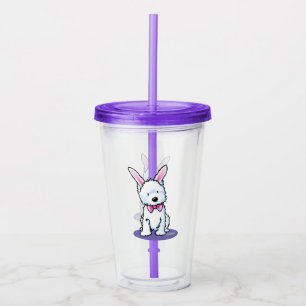 KiniArt Oaster Westie Acrylic Tumbler Acryltrinkbecher