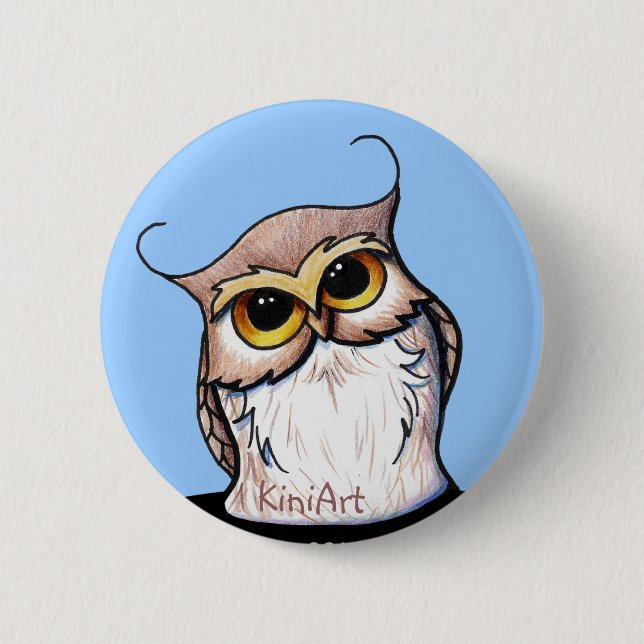 KiniArt OWL Button (Vorderseite)