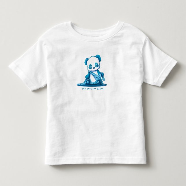 KiniArt Panda Cub Kleinkind T-shirt (Vorderseite)