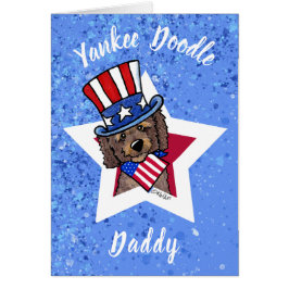KiniArt Patriotic Doodle Grußkarte
