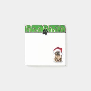 KiniArt Pekingese Weihnachten Post-it Klebezettel