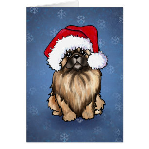 KiniArt Pekingese Weihnachtskarte