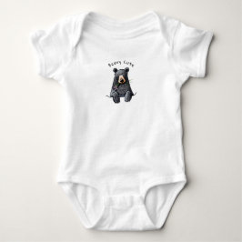 KiniArt Pocket Bear Baby Strampler