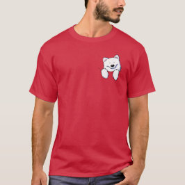 KiniArt Pocket Puppy American Eskimo T-Shirt