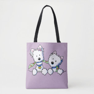 KiniArt Pocket Westie Boy and Girl Tasche