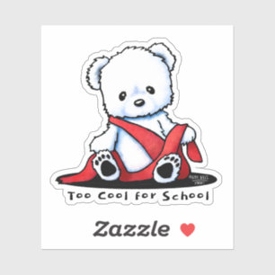 KiniArt Polar Bear Cub Sticker