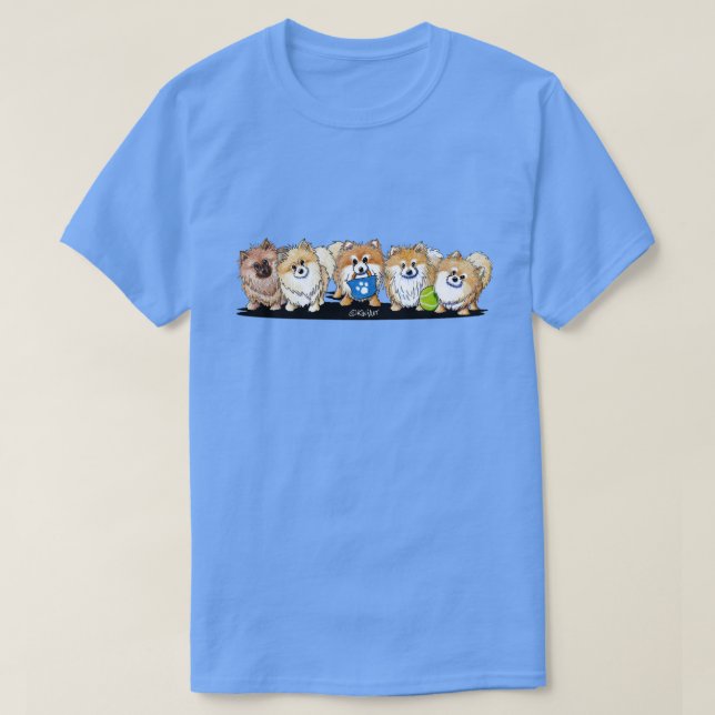 KiniArt POM Parade Unisex T - Shirt (Design vorne)