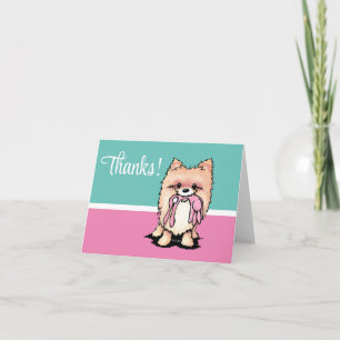 KiniArt Pomeranian Carte de remerciements