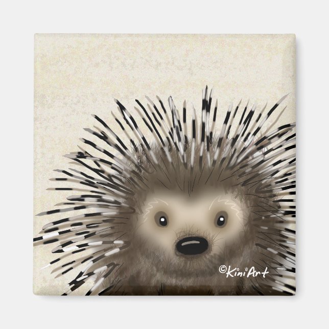 KiniArt Porcupin Magnet (Vorne)
