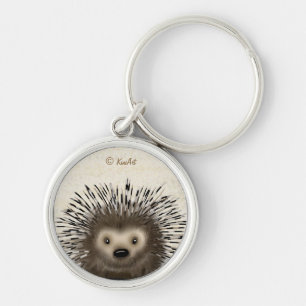 KiniArt Porcupin Schlüsselanhänger