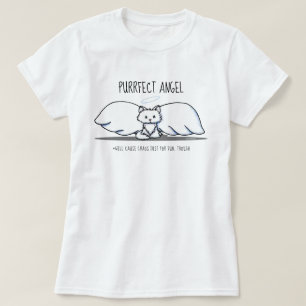 KiniArt Purfect Angel Kitty T-Shirt