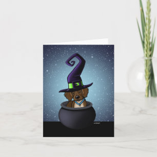 KiniArt Roan French Bretagne Halloween Karte