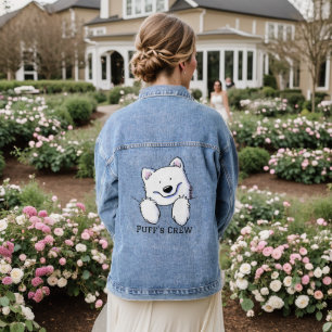 KiniArt Samojede Jeansjacke
