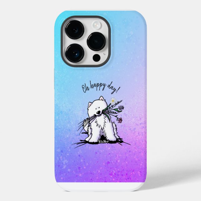 KiniArt Samoyed iPhone / coque ipad (Verso)