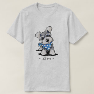 KiniArt Schnauzer Puppy T-Shirt