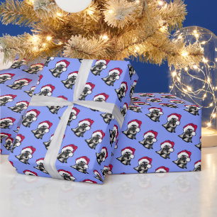 KiniArt Schnauzer Weihnachtswrapping Paper Geschenkpapier