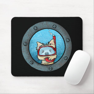 KiniArt Schnorcheln Cairn Terrier Mousepad