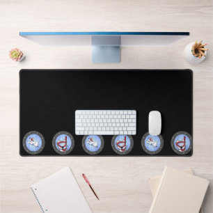KiniArt Scuba Westies Porthole Desk Mat Schreibtischunterlage