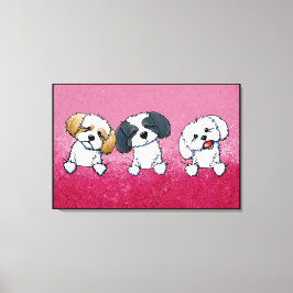 KiniArt Shih Tzu Leinwanddruck