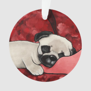 KiniArt Sleepy Mops Ornament