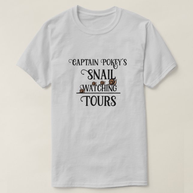 KiniArt Snail Watching Tour T-Shirt (Design vorne)