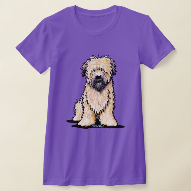 KiniArt Soft Coated Wheaten Terrier T-Shirt (Ablage )