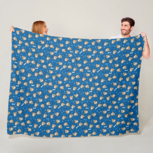 KiniArt Spitz Fleece Blanket