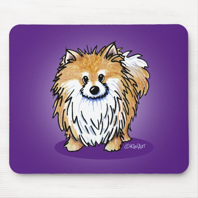 KiniArt Spitz Mouse Pad Mousepad (Vorne)