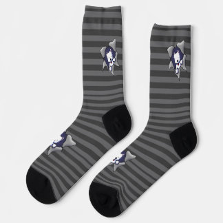 KiniArt Striped Westie BLAST Socken