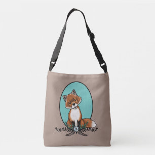 KiniArt Sweet Fox Tragetaschen Mit Langen Trägern