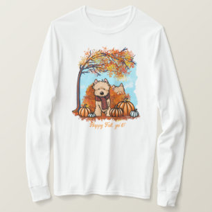 KiniArt T-Shirt Automne Cairn Terriers