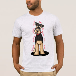 KiniArt T-Shirt pour les amoureux de Terrier Aired