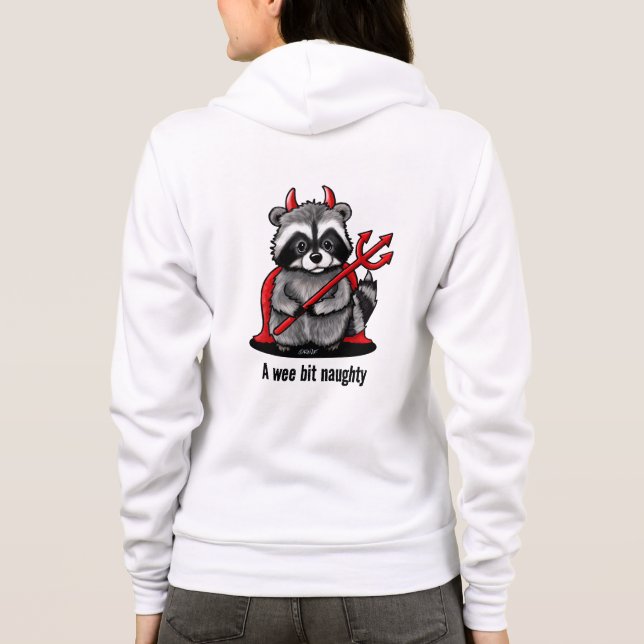KiniArt Trash Panda Raccoon Hoodie (Rückseite)