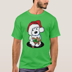 KiniArt Weihnachten Westie und Bär T-Shirt