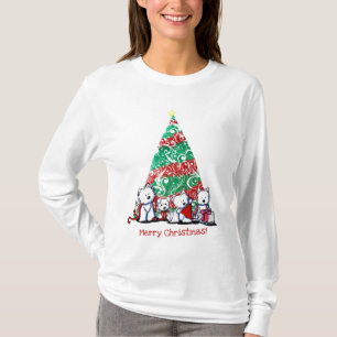 KiniArt Weihnachten Westies T-Shirt