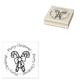 KiniArt Weihnachts-Zuckerhut-Stempel Gummistempel