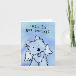 KiniArt Westie Angel Karte