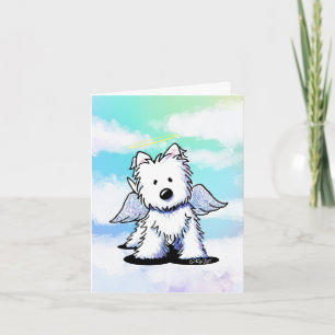 KiniArt Westie Angel Karte